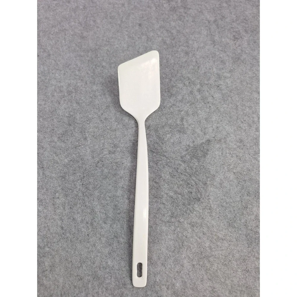 White Melamine Angled Spatula White Kitchen Utensil Cooking Baking Utensil